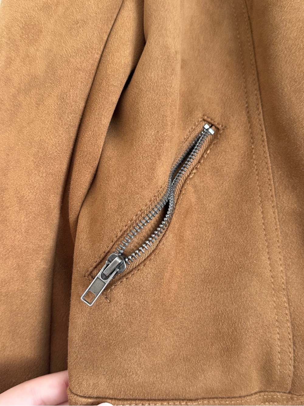 Philosophy Brown Suede Cropped Jacket - Picture 5 of 16